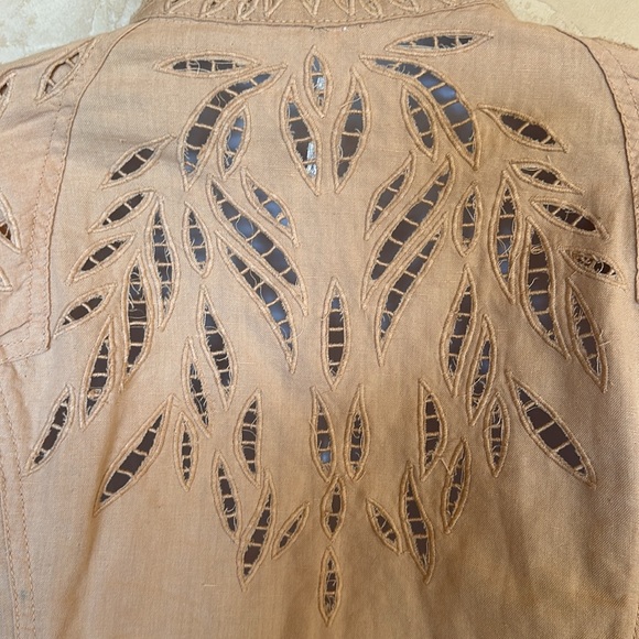 Free People size 12 cut out detail jacket size 12 - Picture 7 of 12